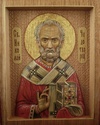 Икона резная Святитель Николай