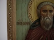 Икона резная Преподобный Сергий Радонежский